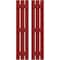 Ekena Millwork Americraft 3-Board, 3 Batten Exterior Real Wood Spaced Board-n-Batten Shutters, ARW401SB311X84BRH, PR ARW401SB311X84BRH - alternate 1